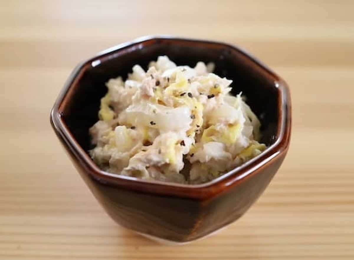 武田真由美さん 白菜とツナのマヨ和え