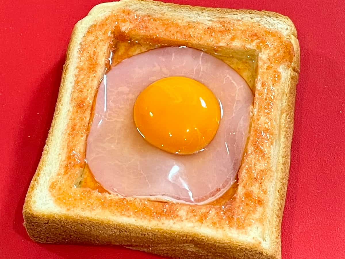 明太ハムエッグチーズトースト