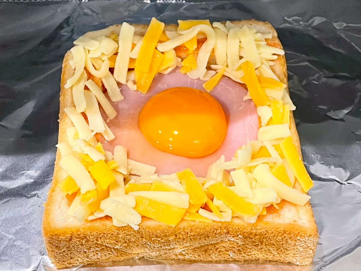 明太ハムエッグチーズトースト