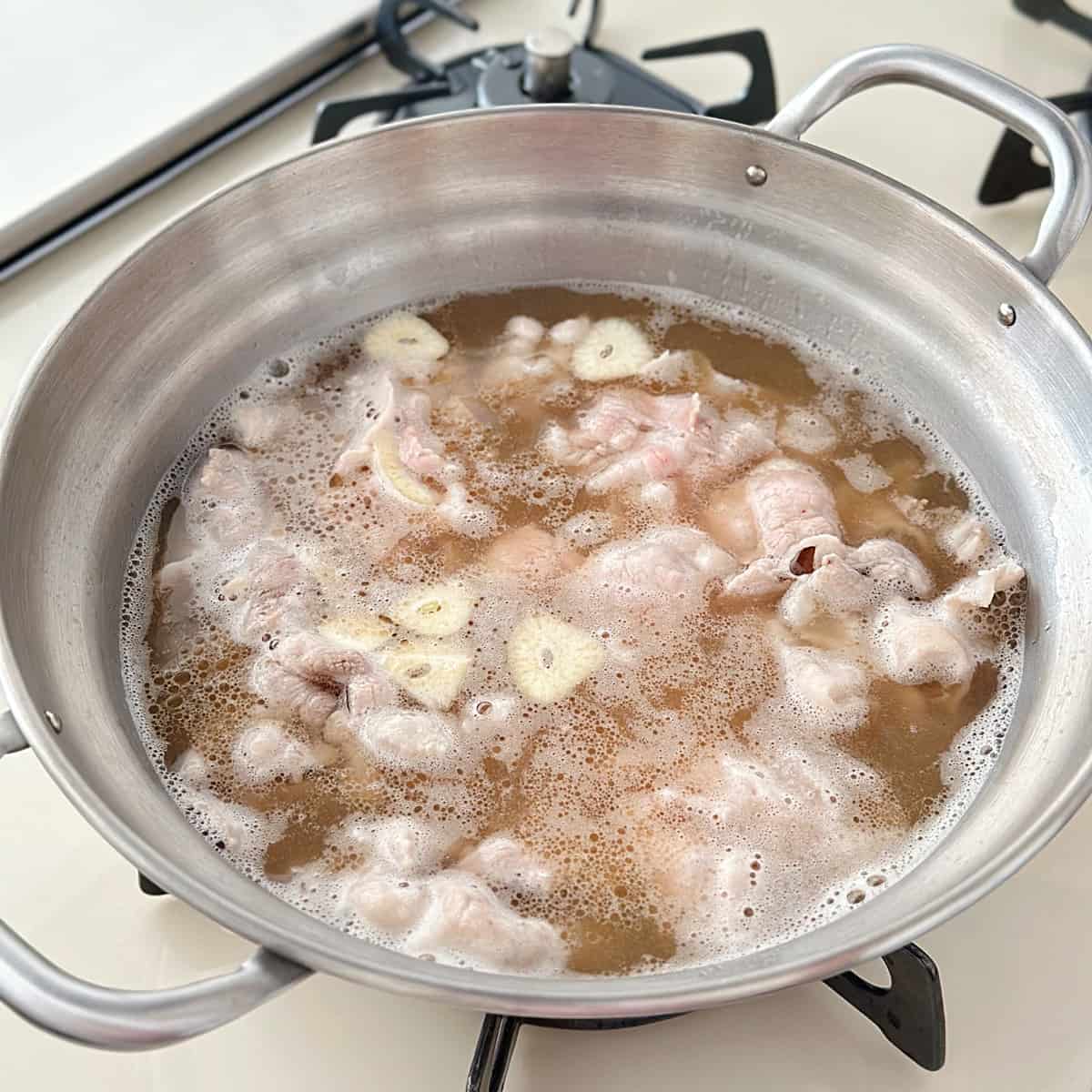 豚バラキャベツのうま塩工程1