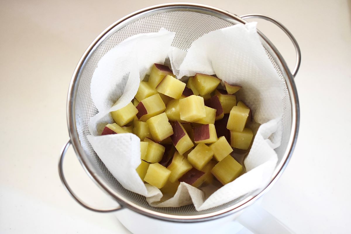 さつまいもの米粉蒸しパン