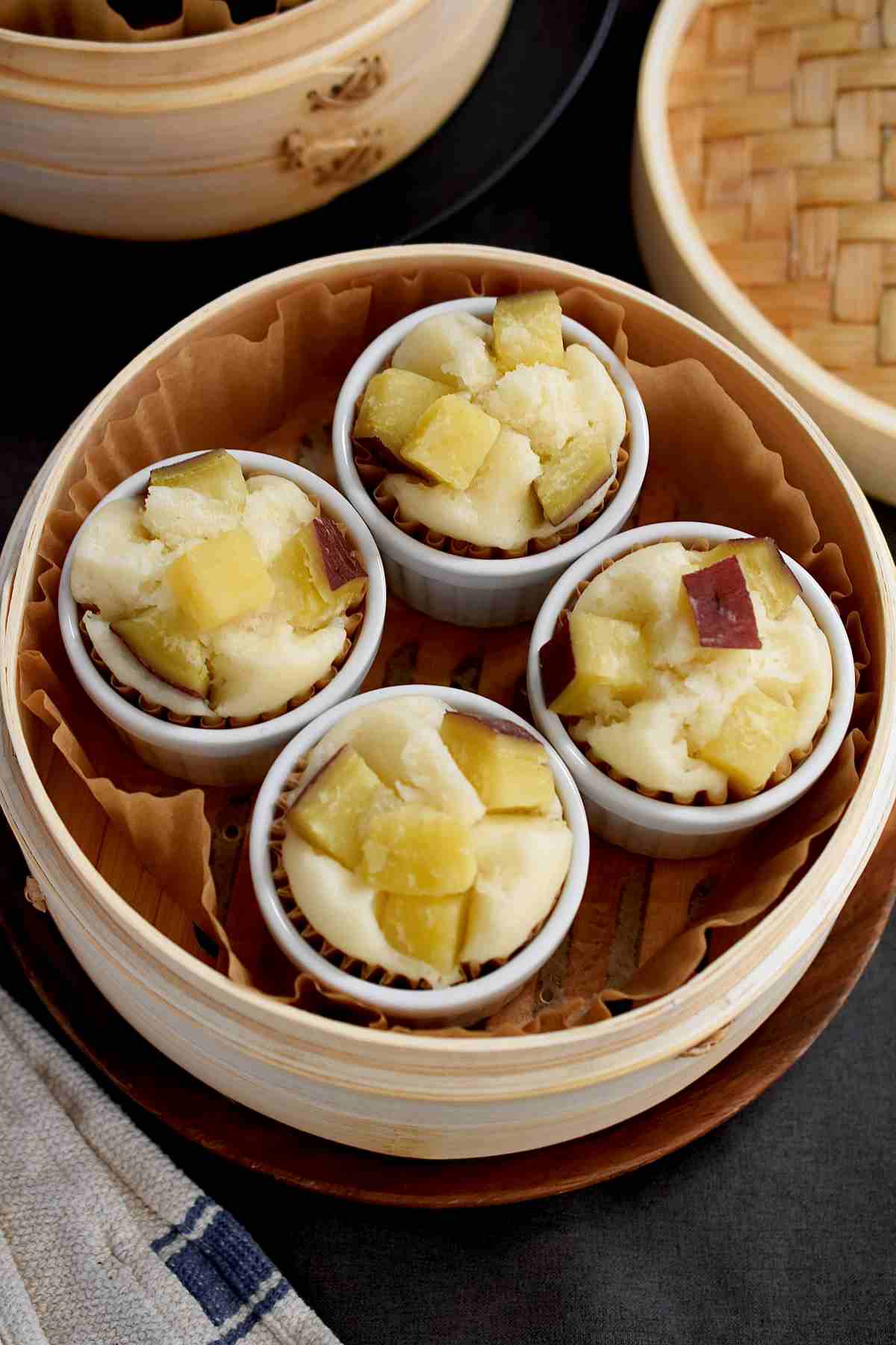 さつまいもの米粉蒸しパン