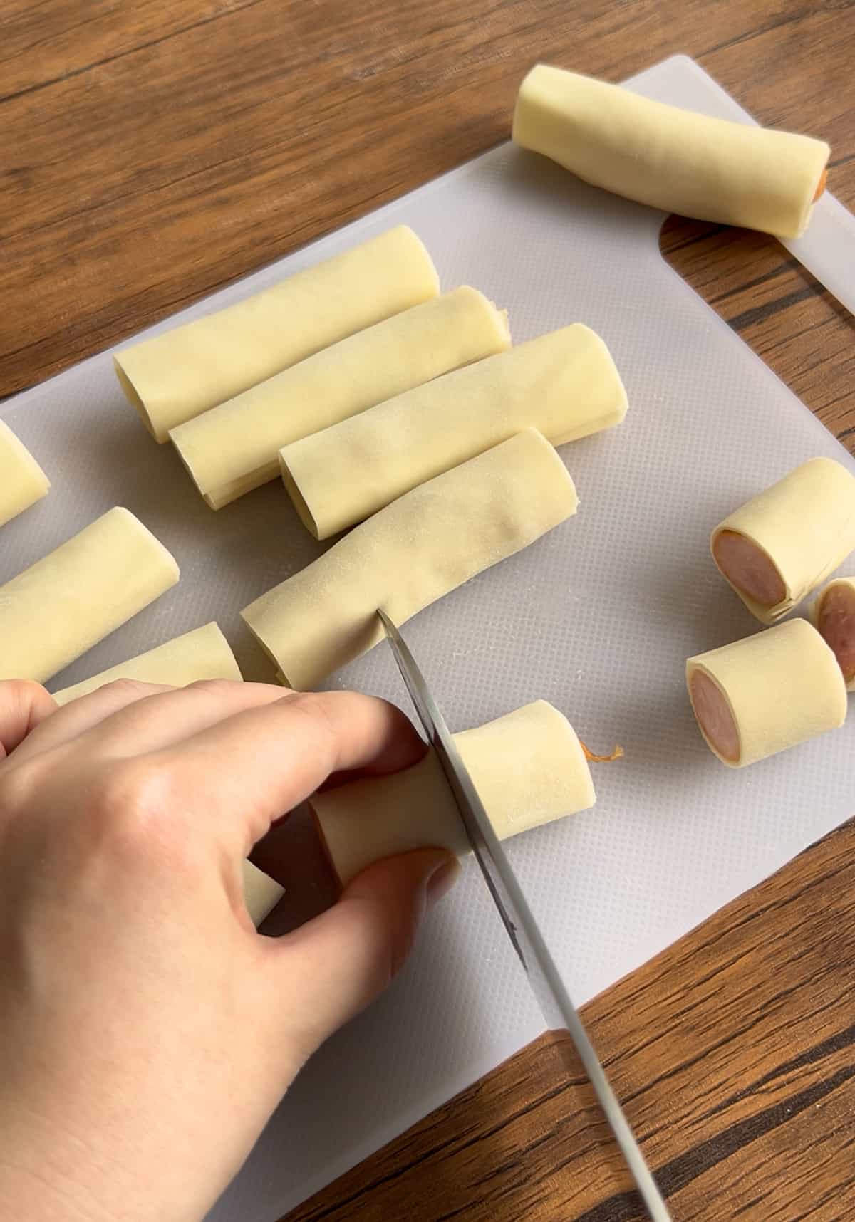 「バリバリウインナー」レシピ