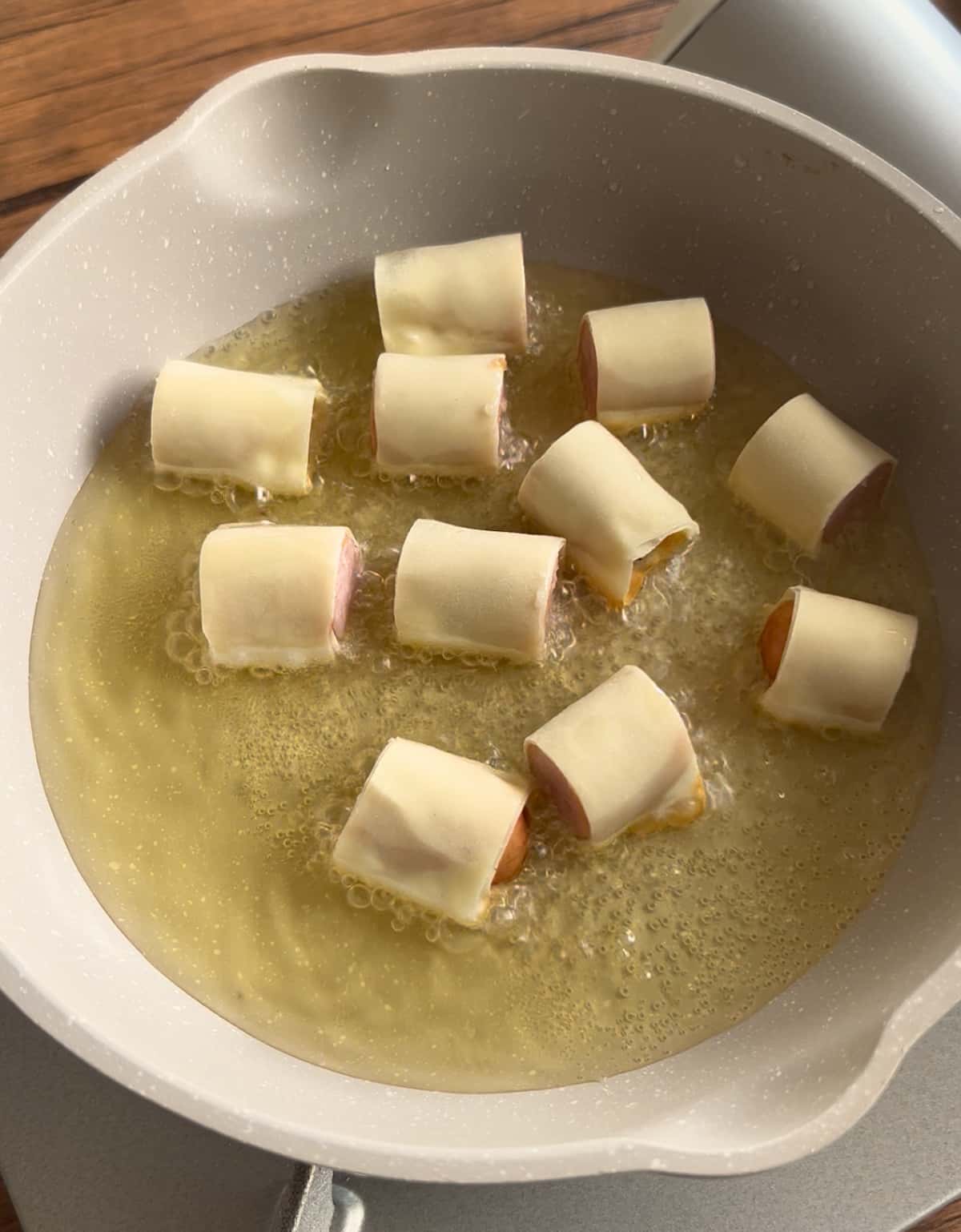 「バリバリウインナー」レシピ