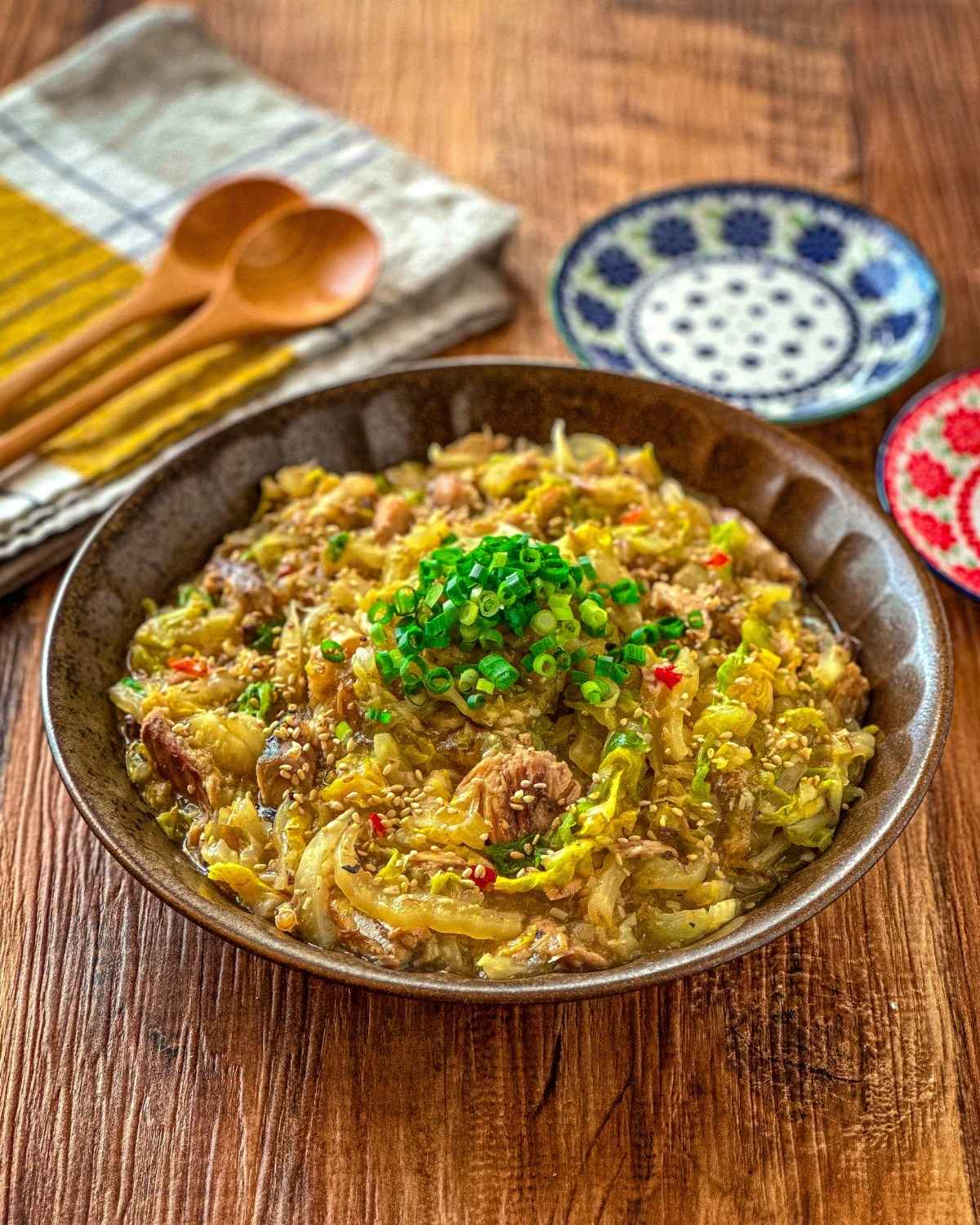 旬の白菜がもりもり食べられる！栄養たっぷり「さば缶de麻婆白菜」の作り方