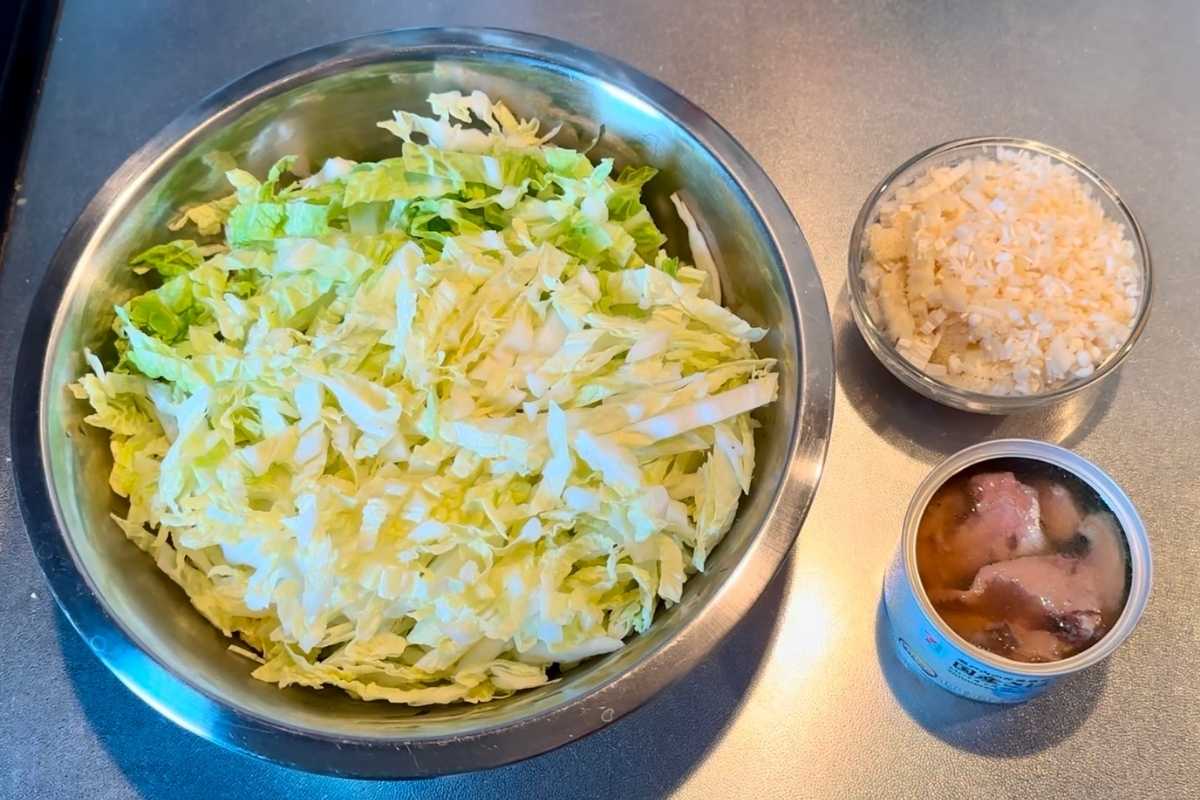 「さば缶de麻婆白菜」