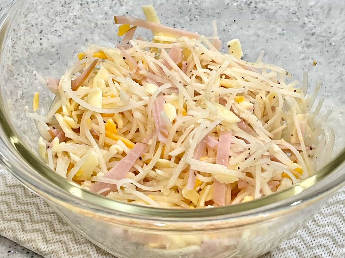 じゃがいもとハムチーズのガレット