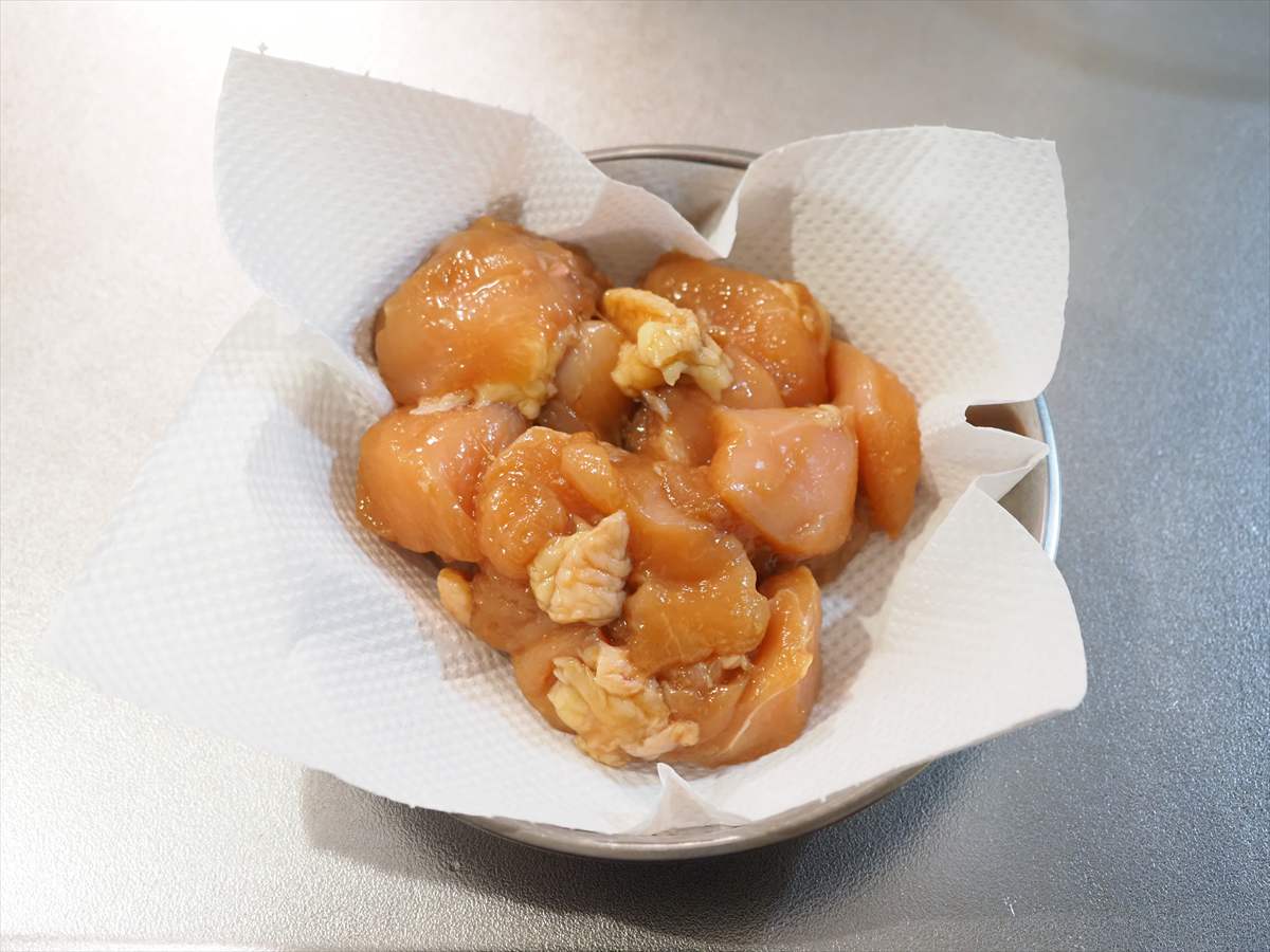 鶏むね肉でサクサク衣のとり天