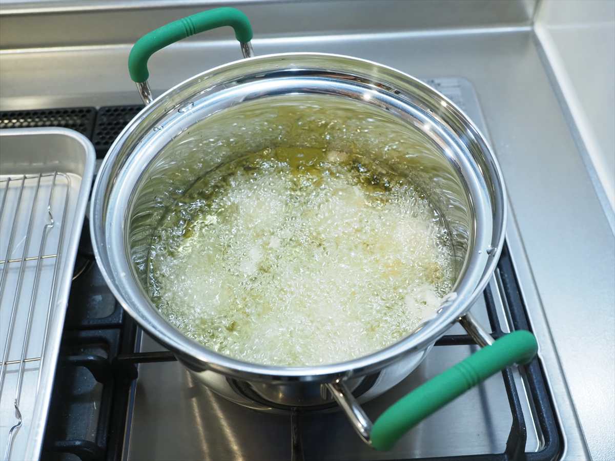 鶏むね肉でサクサク衣のとり天