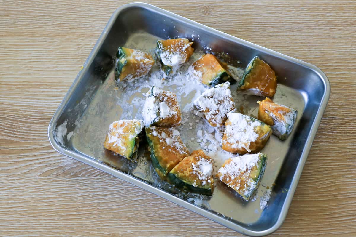 かぼちゃのから揚げ しょうが風味