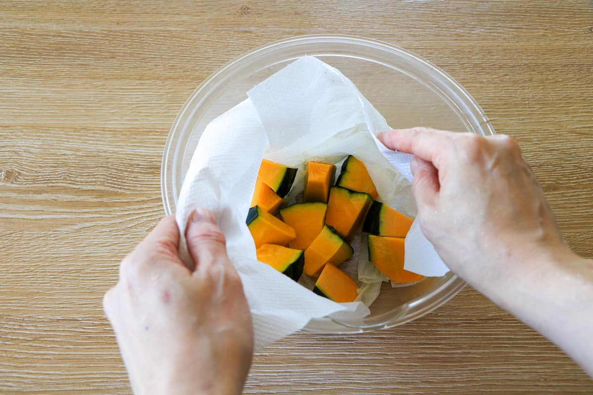 かぼちゃのから揚げ しょうが風味