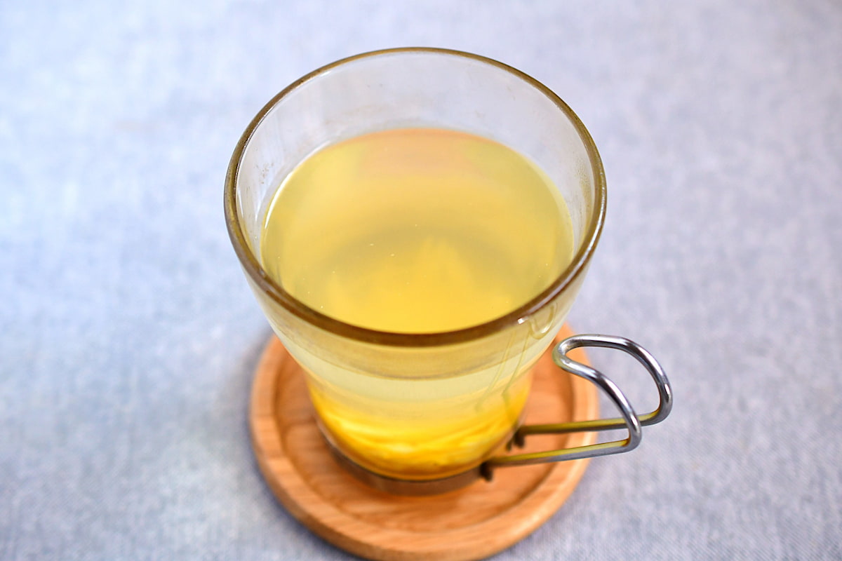 冷凍保存したゆずを使ったゆず茶