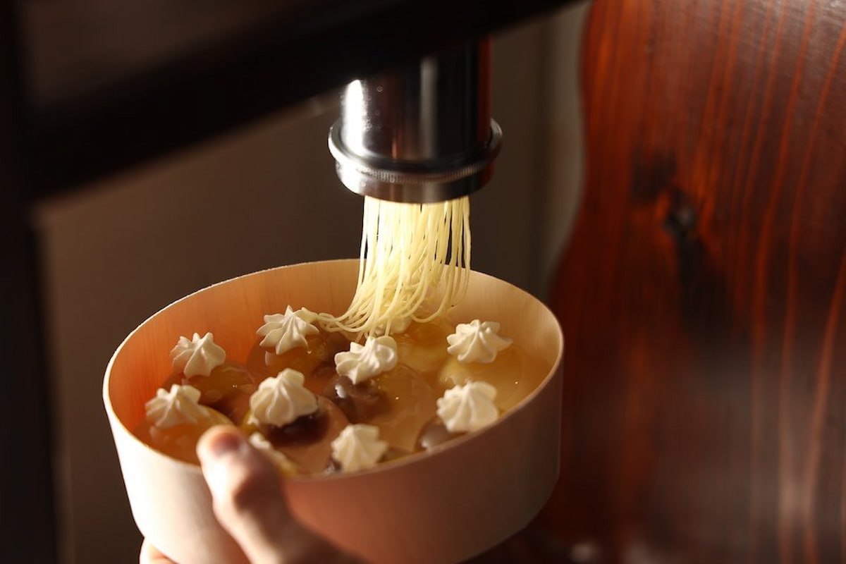 「いも栗カボチャのモンブラン」