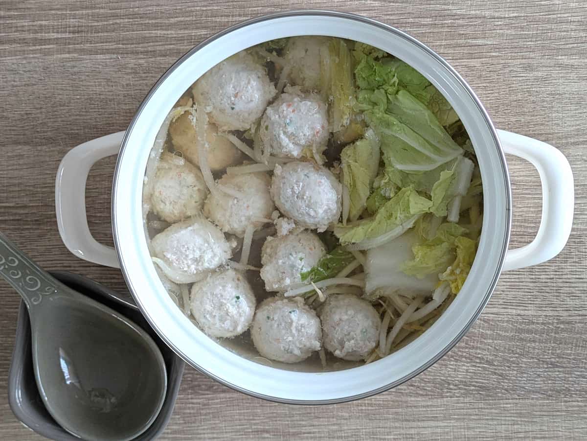 富士ホーロー せいろ付きホーロー鍋(18cm)ホワイト