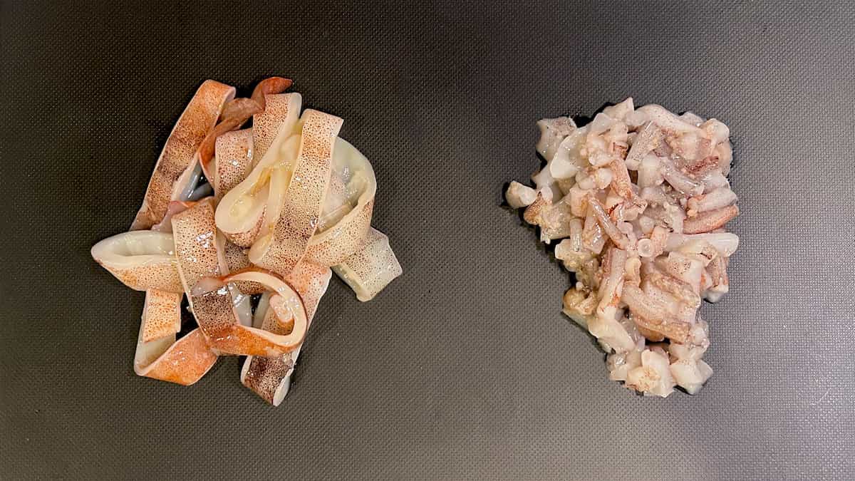 いかのセート風煮込み　行程2