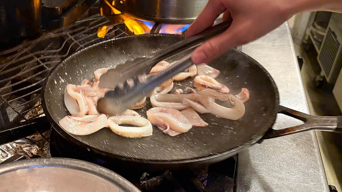 いかのセート風煮込み　行程5