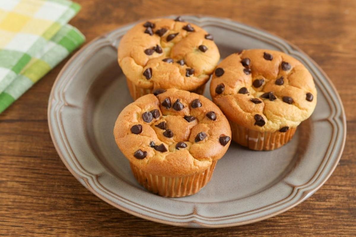 ふわもち食感♪「チョコバナナの米粉カップシフォンケーキ」の作り方