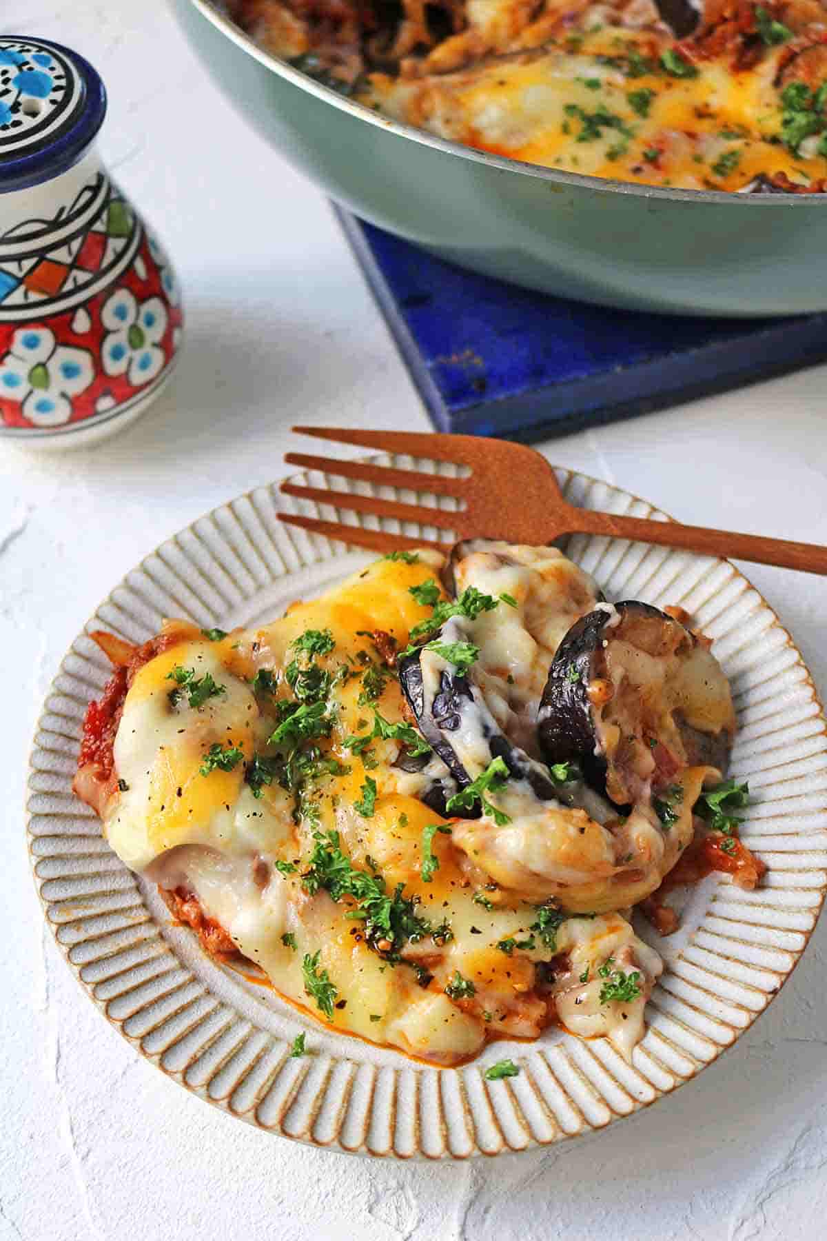 ぱおさん なすのボロネーゼグラタン