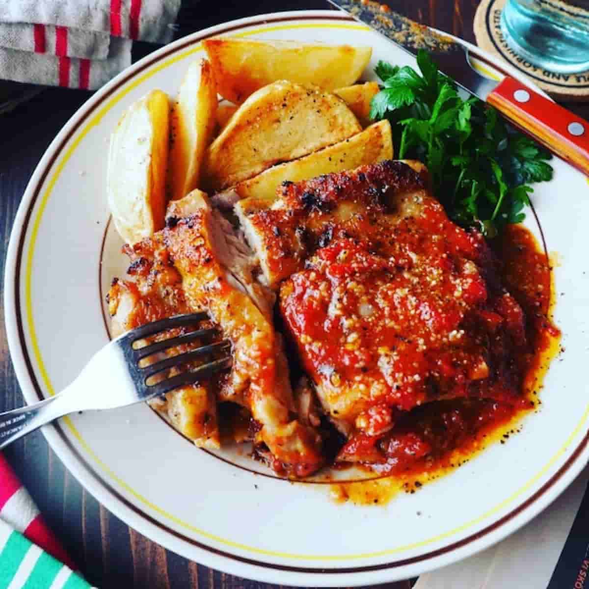 しゃなママさん ガリトマローストチキン