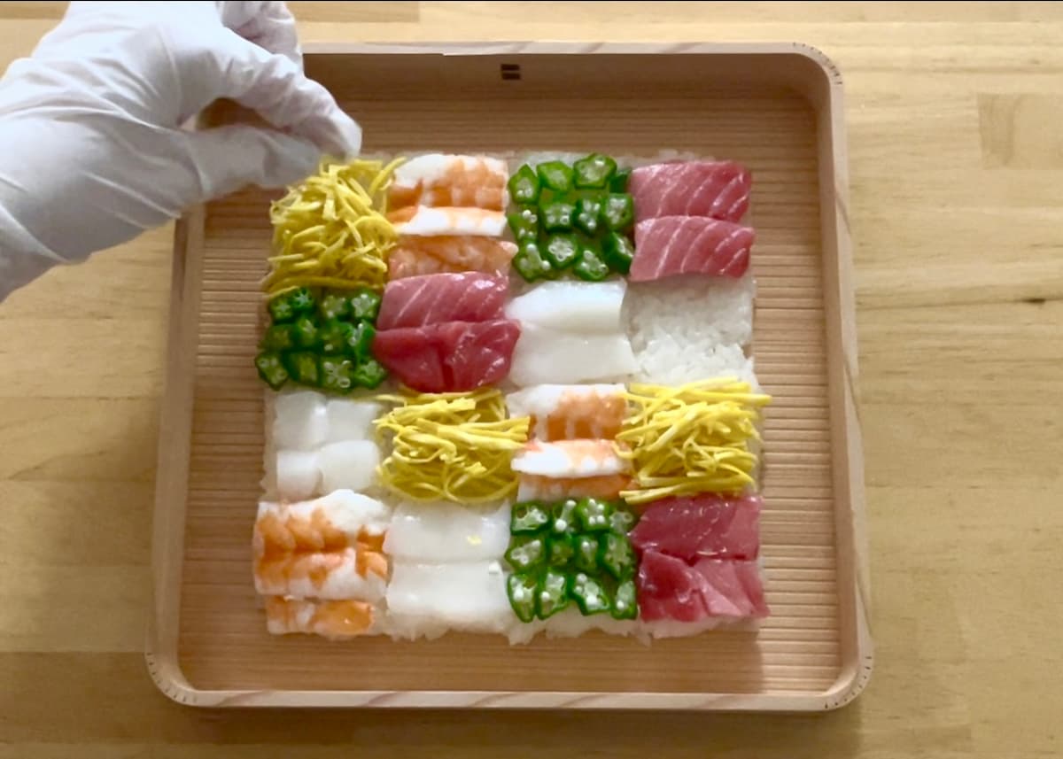 モザイク押し寿司