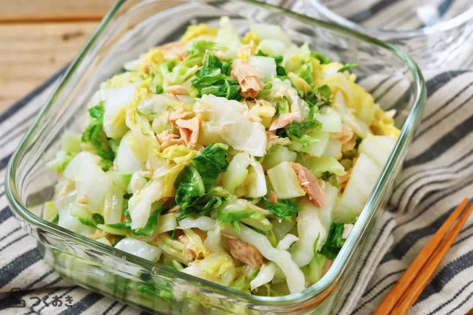 レンジで簡単♪作り置きにもおすすめな「やみつき白菜」レシピ