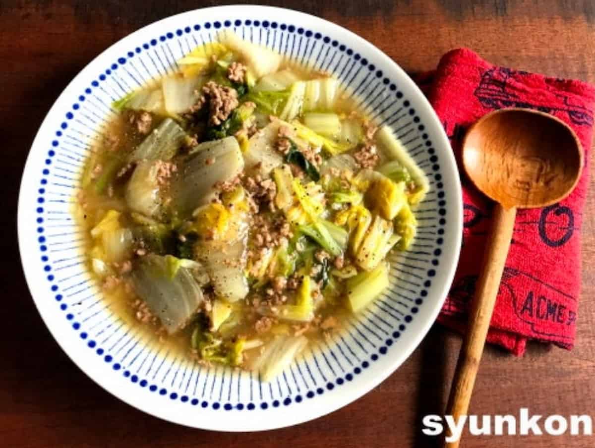 山本ゆりさん 白菜とひき肉のとろとろ中華炒め