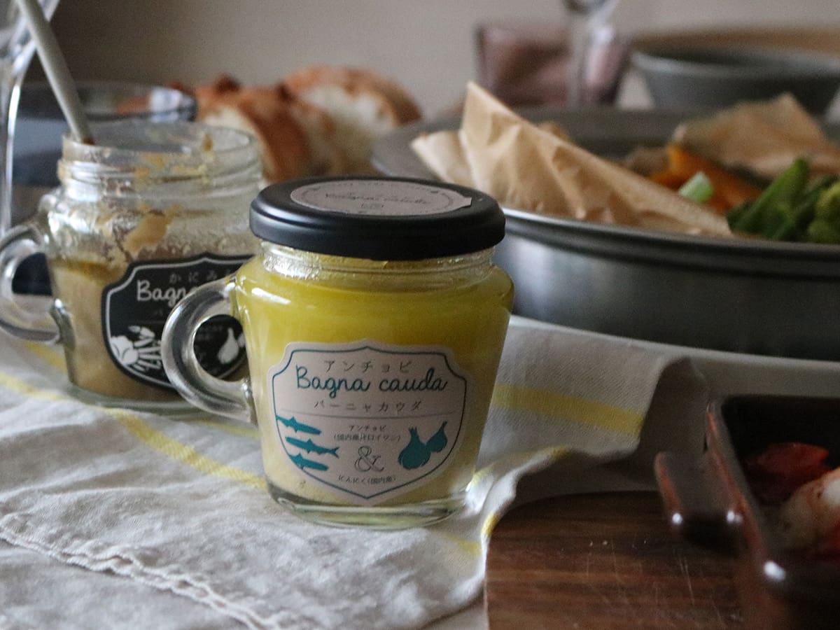 バーニャカウダ　かにみそ／アンチョビ