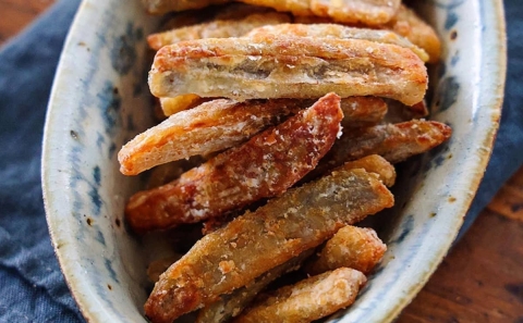 シャキほく！手軽に作れる「れんこんの揚げ焼き」にやみつき♪