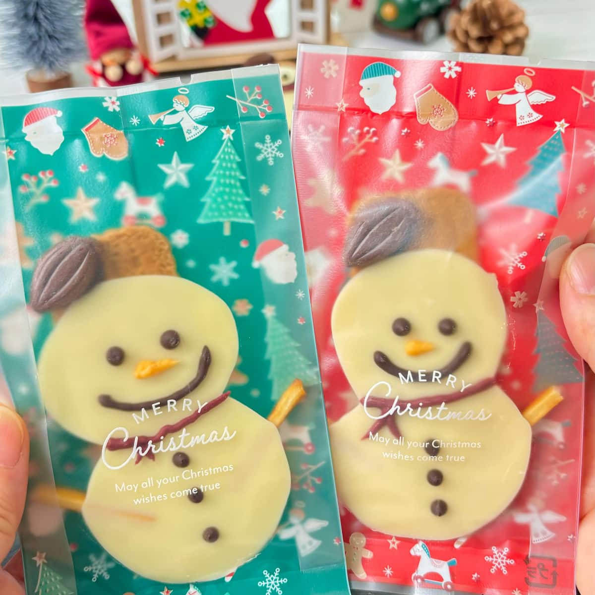 スノーマンチョコ