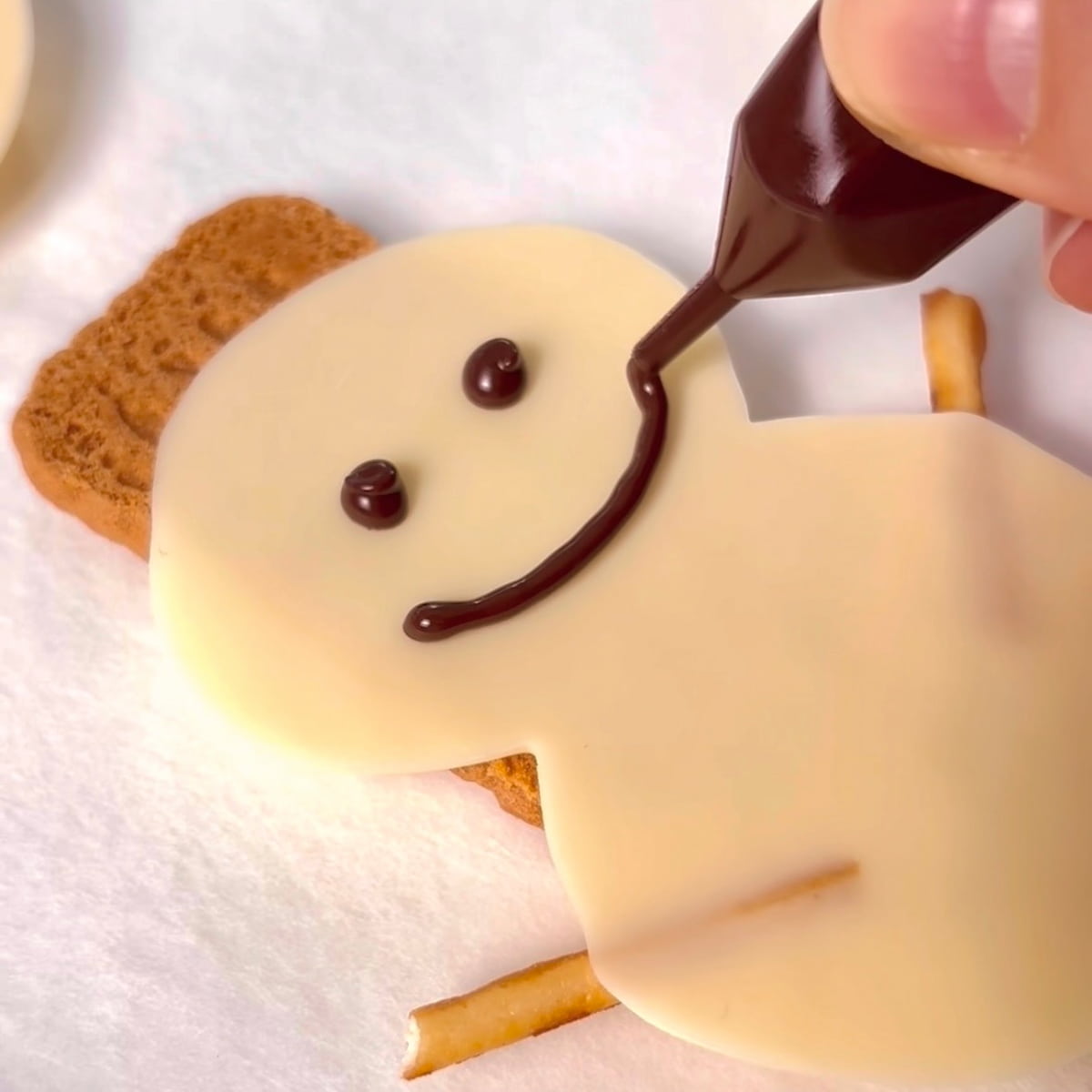 スノーマンチョコ