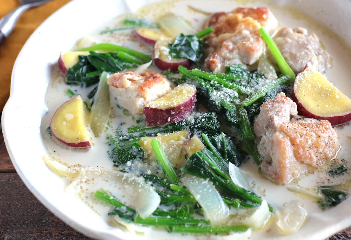 ほっこりクリーミー♪「ほうれん草×牛乳」であったかレシピ