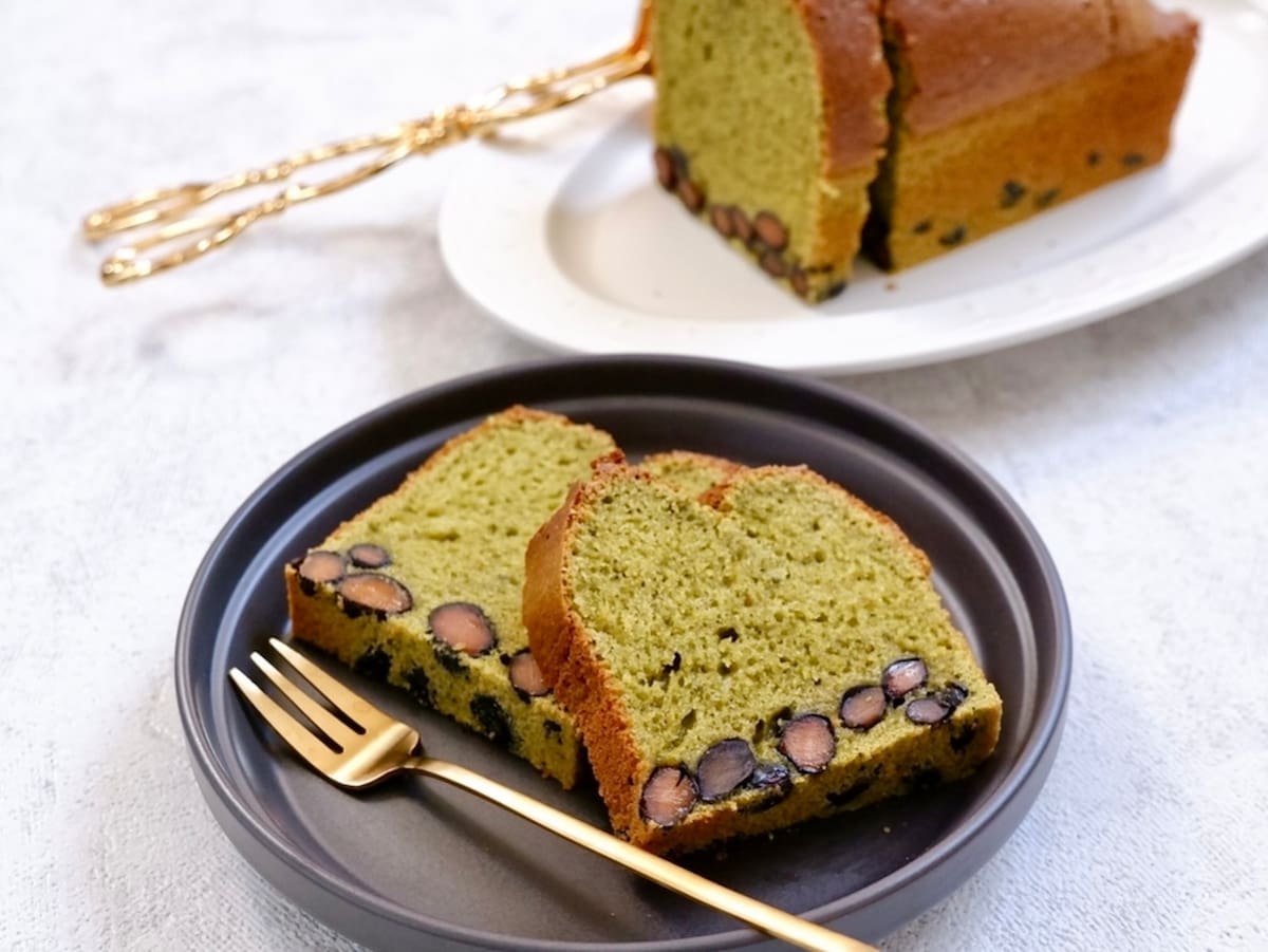 おせちリメイクに♪混ぜて焼くだけ「黒豆と抹茶の米粉パウンドケーキ」の作り方