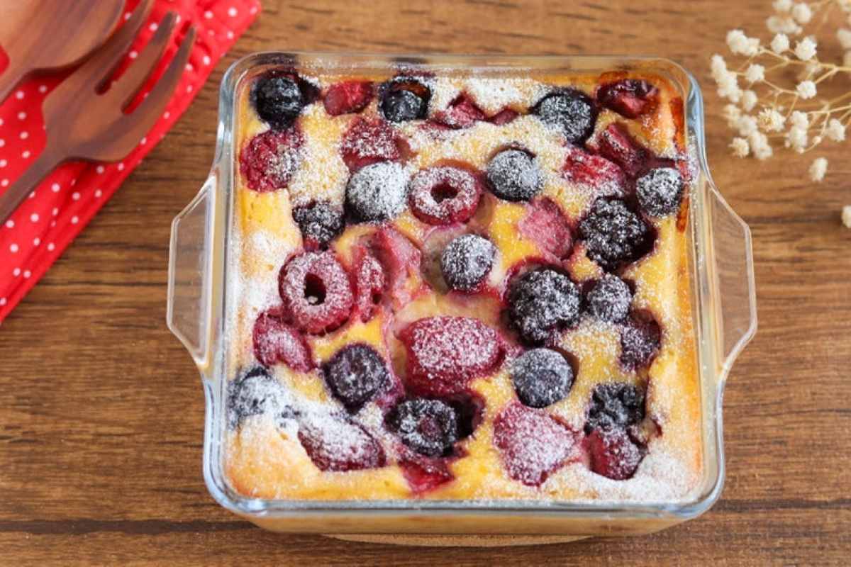 米粉で簡単！「ミックスベリーのヨーグルトクラフティ」の作り方