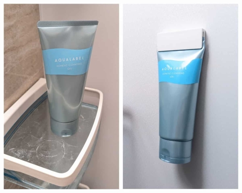 “浮かせる収納”で掃除がらくらく！セリアの「チューブホルダー」が超優秀