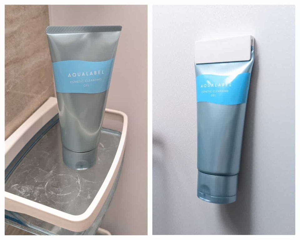 “浮かせる収納”で掃除がらくらく！セリアの「チューブホルダー」が超優秀