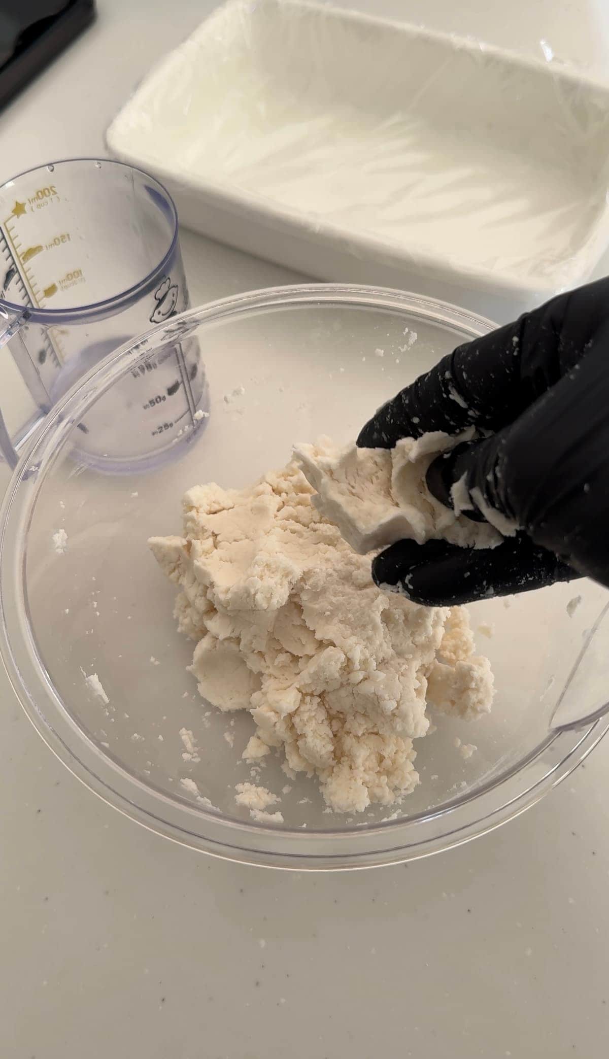 いちごと白玉だんごのパフェ