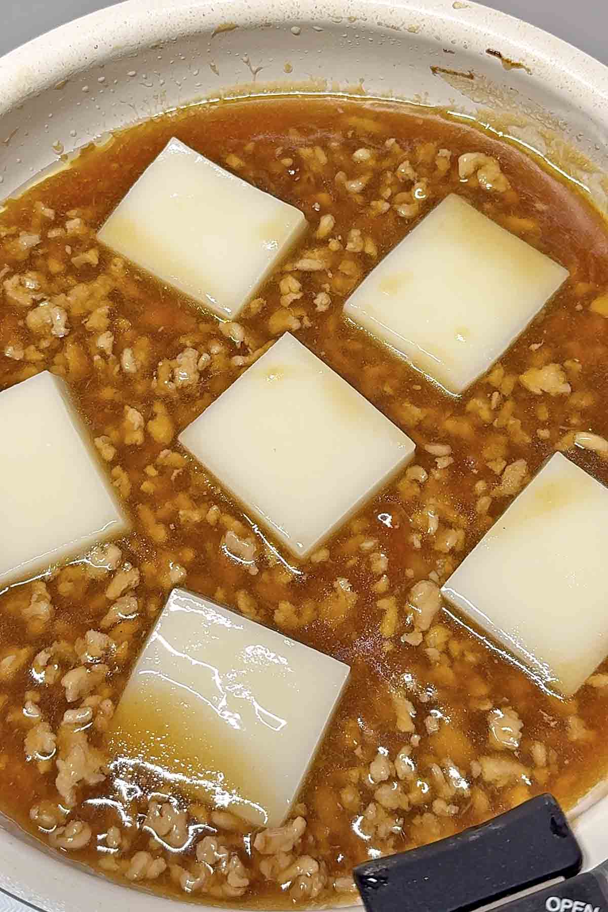 餅の鶏そぼろあん5