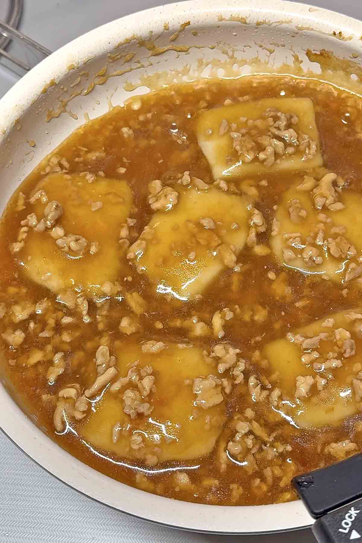 餅の鶏そぼろあん4