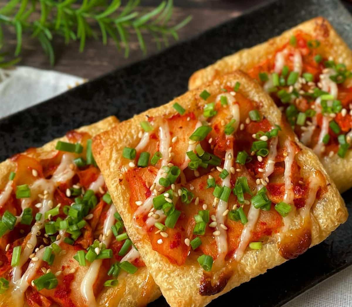 具材をのせる・巻くだけ！「油揚げ」の簡単アレンジレシピ