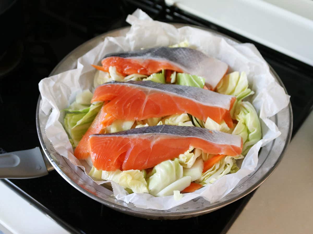 見える蓋付 お手入れしやすいステンレス 蒸し器 「フライパン用24～26cm」