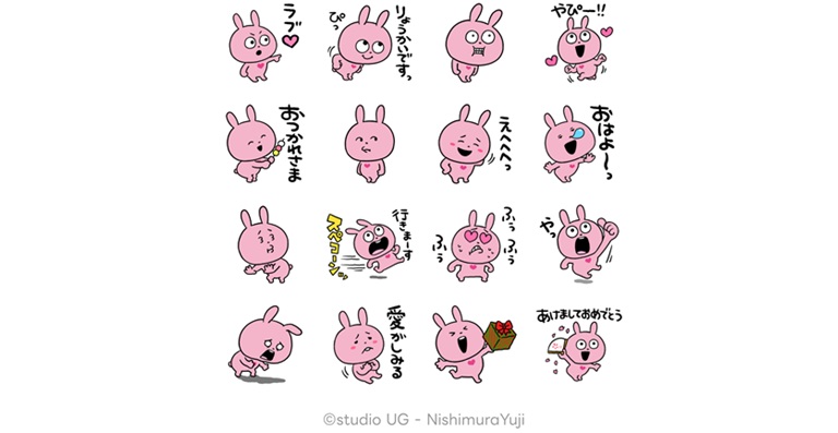 1/16まで！「ラブラビット × 選べるニュース」のLINEスタンプをプレゼント♪