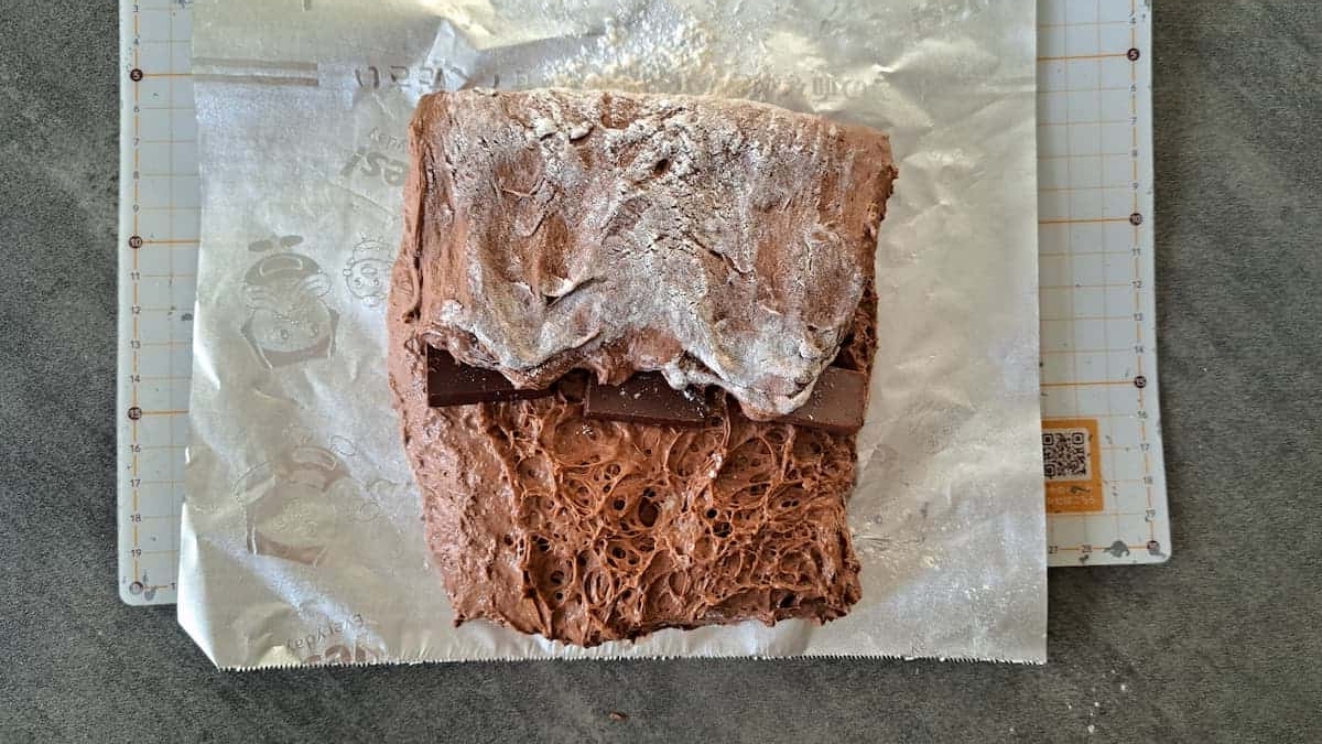 チョコちぎり三つ折り