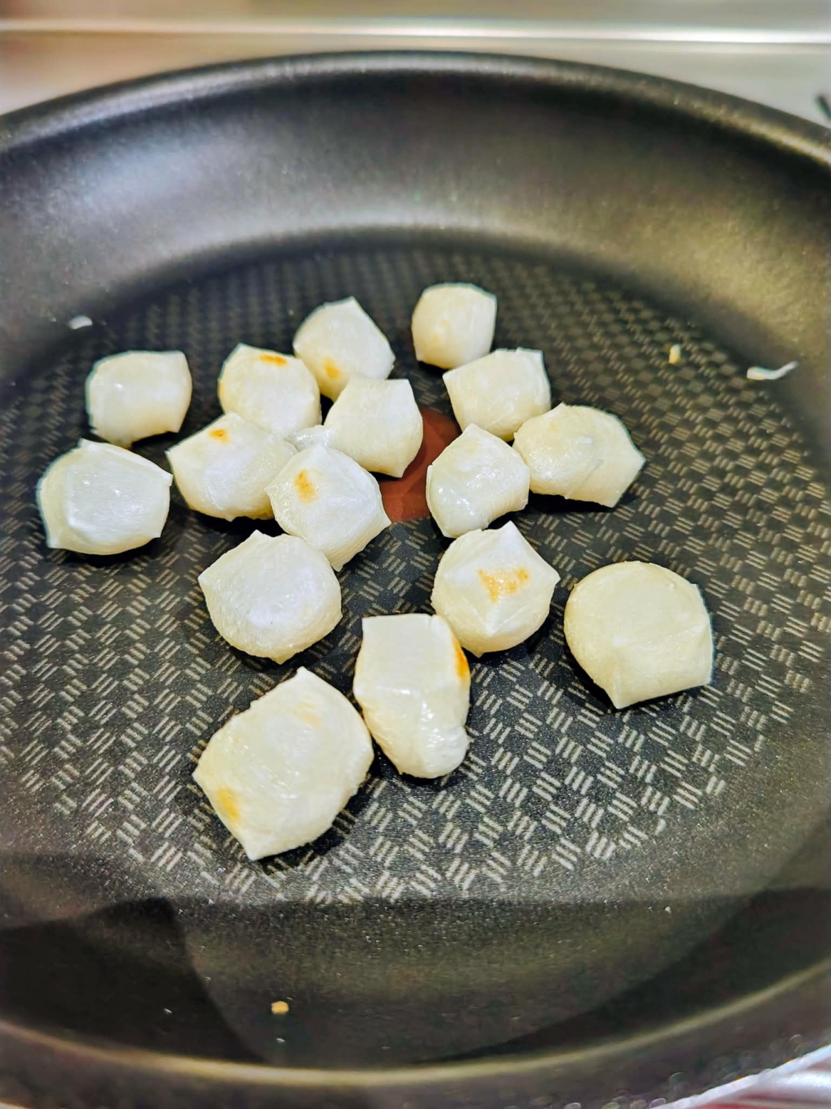 餅で作るみたらし団子風