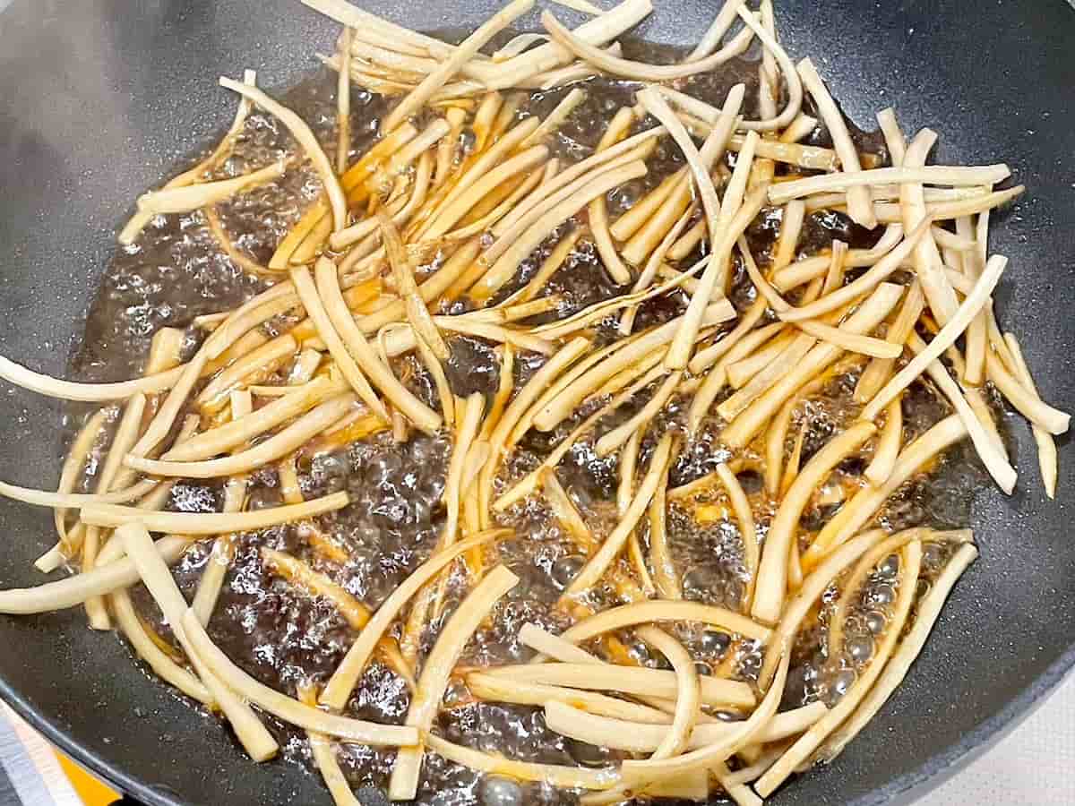 舞茸とごぼうのきんぴら