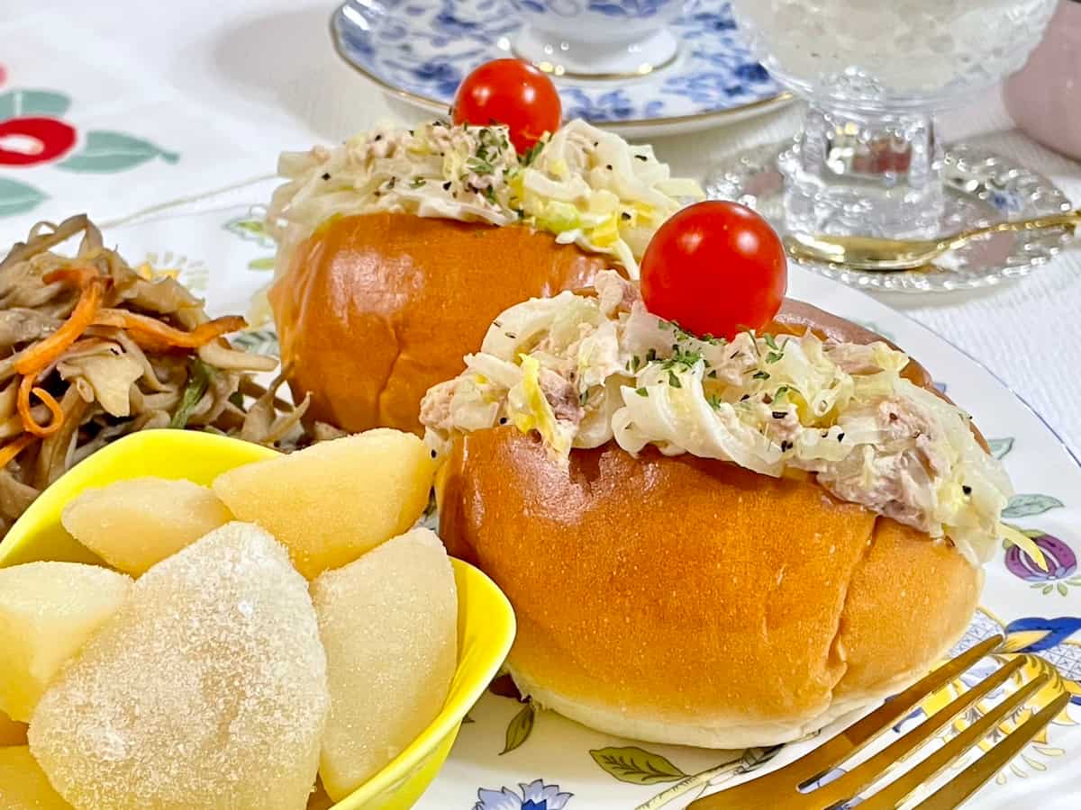 白菜とツナのマヨサラ