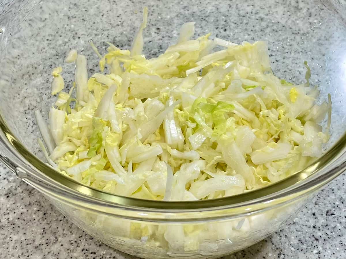 白菜とツナのマヨサラ