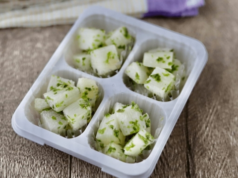 切って焼くだけ！冷凍できる「山芋のり塩焼き」がお弁当に便利♪