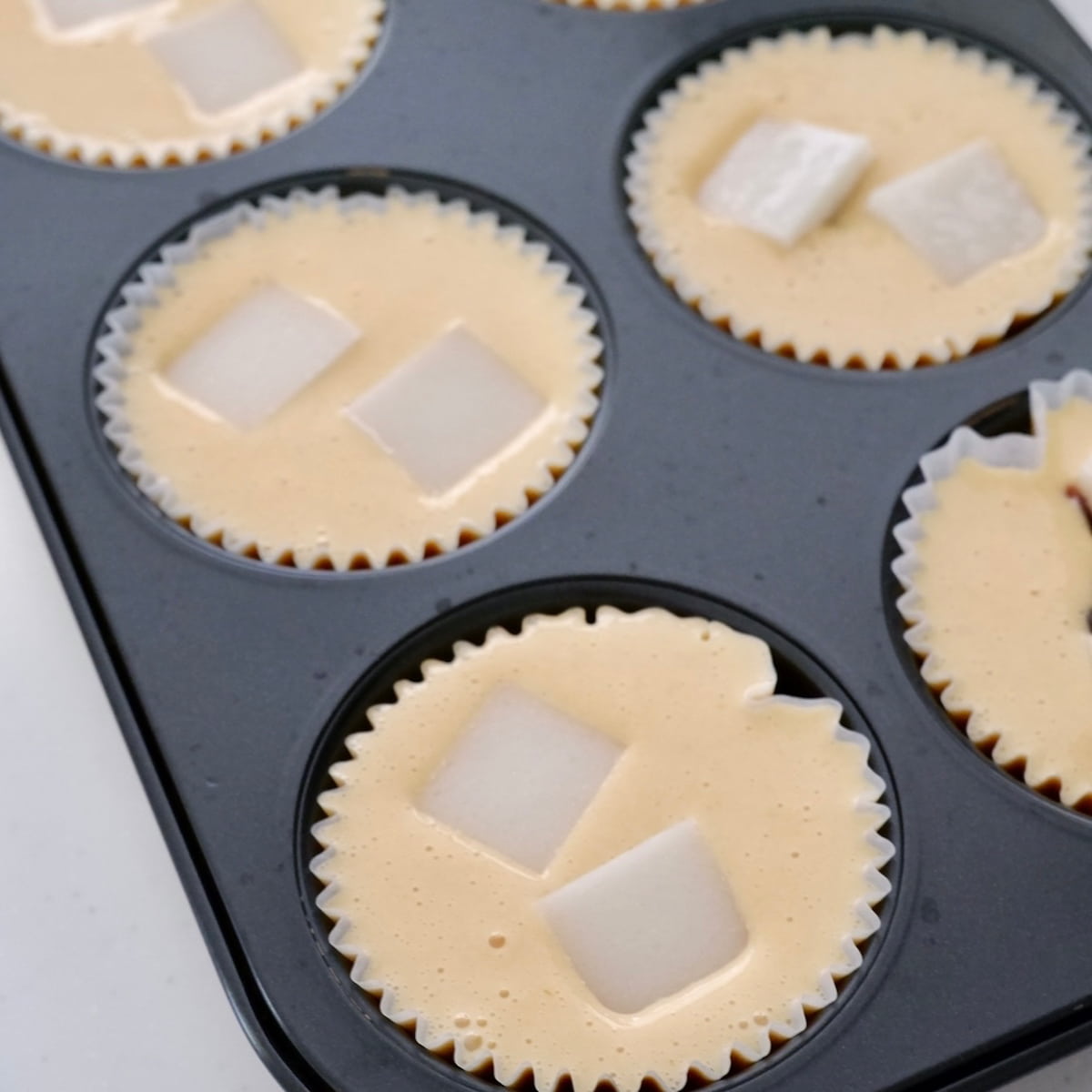 あんこ餅ときなこの米粉マフィン