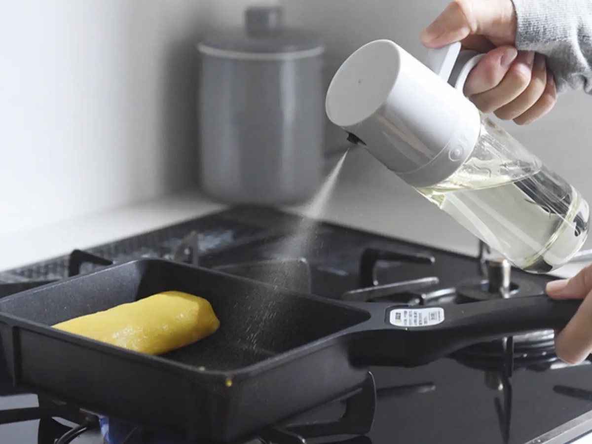 【アンジェ別注】油の量を抑える オイルスプレー オイルボトル 耐熱ガラス 250ml