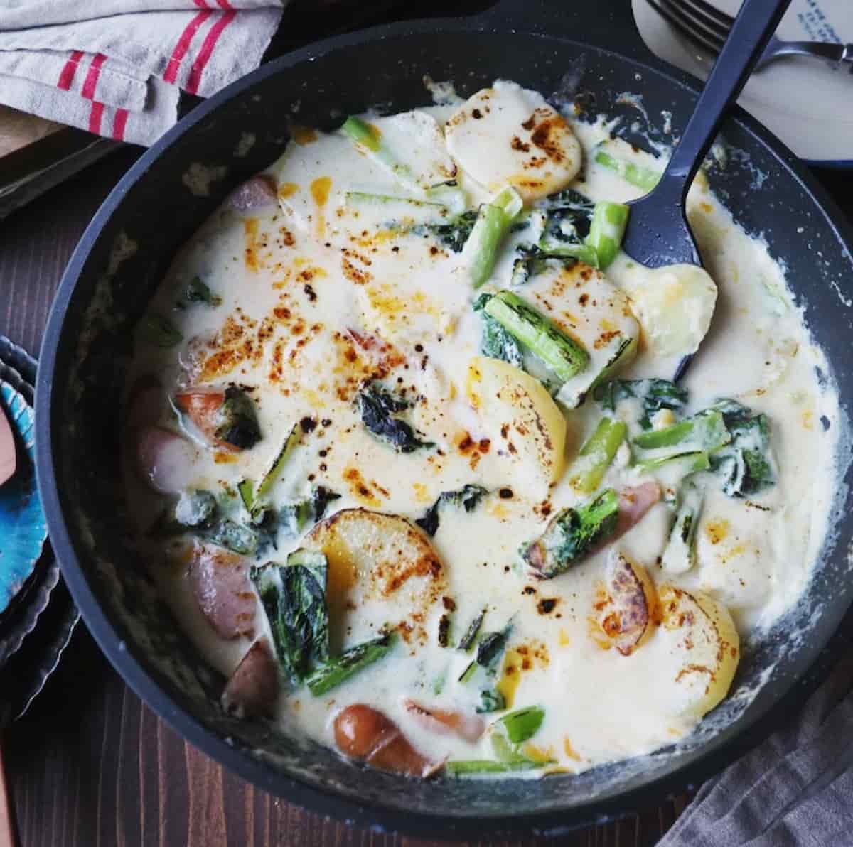 しゃなママさん フライパンポテトグラタン